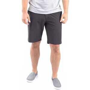 Travis Mathew Beck Golf Shorts Chino Slash Pockets Lightweight Stretch Black 38
